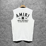 Amiri tank top los angeles california printing