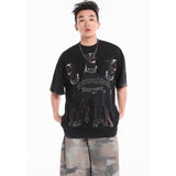 Unisex T-Shirts Doberman REPRESENT Vintage Loose Short Sleeves