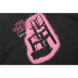 Gallery Dept T-Shirt Washed Vintage Seat Alphabet Short Sleeve T-Shirt