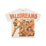 Valeforever Vale T Shirts White Ink Direct Spray Stir-Fried Salt Monkey