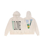 Vlone Hoodie Autumn and Winter Hooded Sweater Men