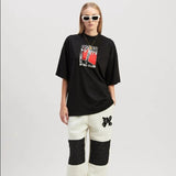 Palm Angels T Shirts Angel Alphabet Slogan Short Palm Sleeve T-Shirt