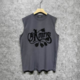 Amiri tank top morning glory printing