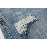 KSUBI Jeans Slim Fit Casual Stretch Ripped Jeans