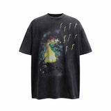 SAINT MICHAEL Vintage T Shirt Nirvana Band Seahorse Vintage Short Sleeve