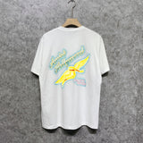 Amiri t shirts star point wings printing short sleeve