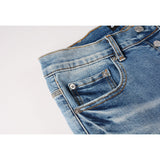 Purple Brand Jeans Pure Cotton High Street Trend