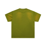 Valeforever Vale T Shirts Hotfix rhinestones Splicing Wash Water Maliu Short Sleeve