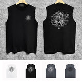 Amiri tank top letter pegasus printing