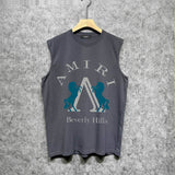Amiri tank top horse print