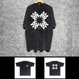 Amiri washed t-shirt - minimalist letter crew neck tee