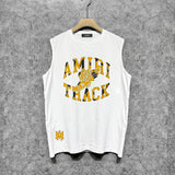 Amiri tank top winged flying shoe print