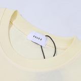 Rhude T Shirts Flag Floral Print Cotton Casual Loose Short Sleeve Men and Women