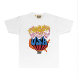 Gallery Dept T Shirt Retro Printed Loose Short-Sleeved Shirt