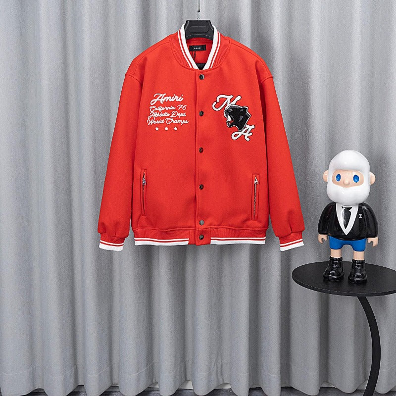 Amiri Jacket Spring and Autumn Jacket Unisex Style