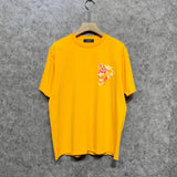 Amiri t shirts flower printing short sleeve