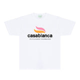 Casablanca T Shirts Fashion Print Street