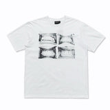 ERD T Shirts Short Sleeve Retro Slogan T-shirt Cotton