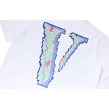 Vlone T Shirt Spring/Summer Print Crew Neck