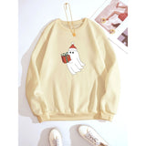 Ghost Christmas gift Sweatshirt fashion harajuku set style