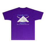 Casablanca T Shirts Fashion Print Street