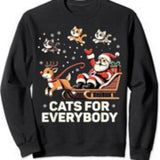 Polarshe Cats For Everybody Funny Christmas Cat