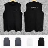 Amiri tank top small letter horizontal strip printing