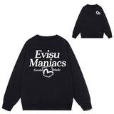 Evisu Sweatshirts Casual Loose Unisex Sweatshirts
