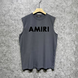 Amiri tank top thick flat simple letterprinting
