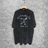 Amiri washed t-shirt bowling print short sleeves