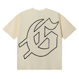 Godspeed T Shirts Skateboard Skull Junior Print Cotton Casual Short Sleeve Men and Women