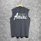 Amiri tank top pure letterprinting