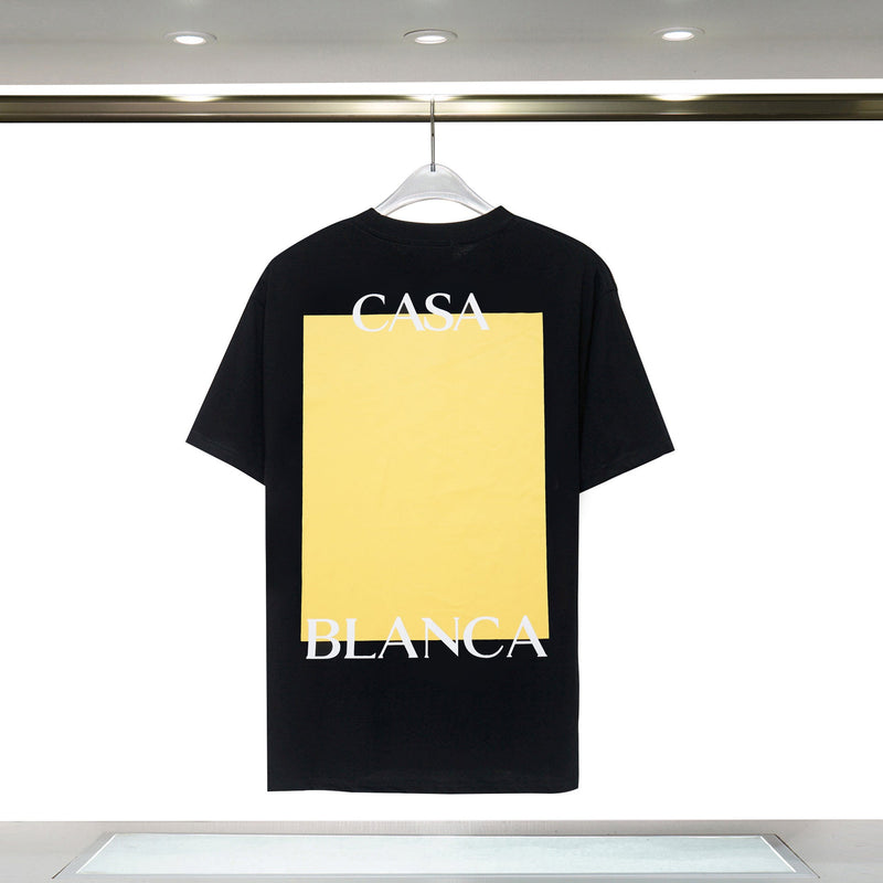Casablanca T Shirts Spring Summer CASA Sea Fish Alphabet Starry Sky