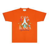 Casablanca T Shirts Fashion Print Street
