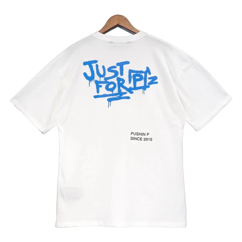 Palm Angels T Shirts Angel Alphabet Graffiti Print Short Sleeve T-shirt Half Sleeve