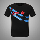 Dsq2 T Shirt Casual Sports 3DPrinted Short Sleeve Summer Men