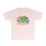 Casablanca T Shirts Fashion Print Street