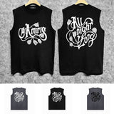 Amiri tank top morning glory printing