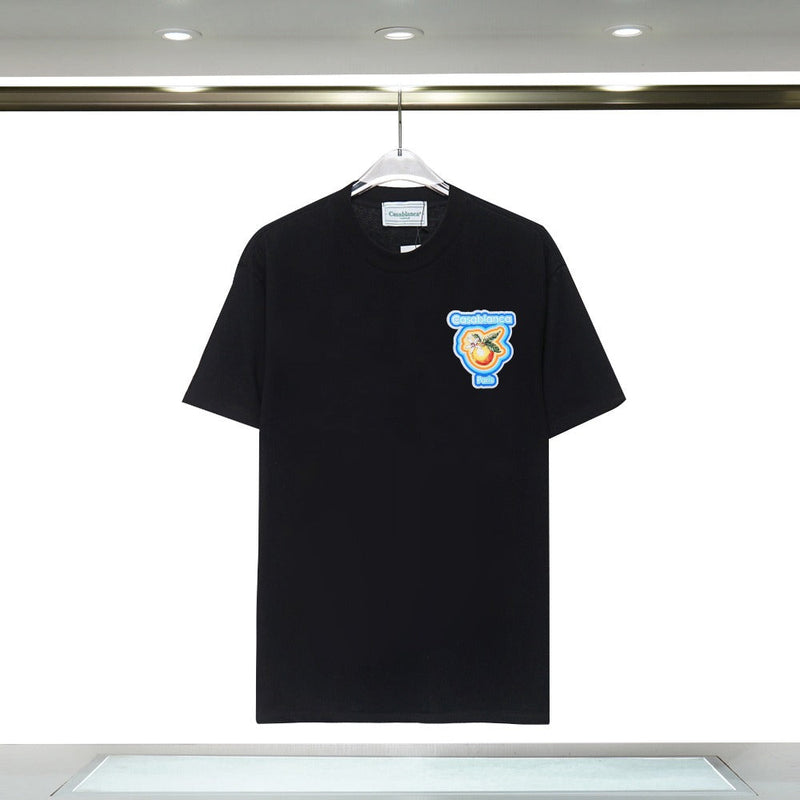 Casablanca T Shirts Crew Neck Loose Cotton Tee