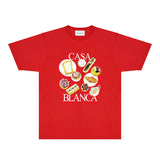Casablanca T Shirts Fashion Print Street