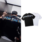 Palm Angels T Shirts Angel Short Sleeve Men's and Women's Loose T-shirt