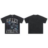 Valeforever Vale T Shirts Hotfix rhinestones Cotton Short Sleeves