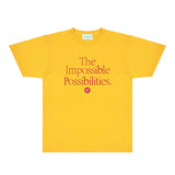 Casablanca T Shirts Fashion Print Street