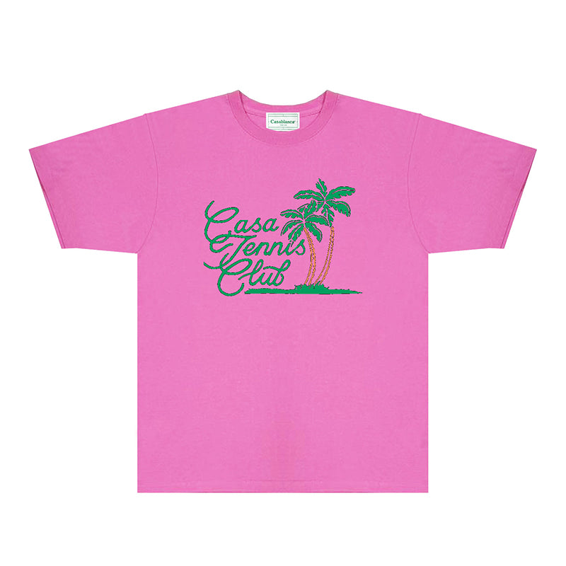 Casablanca T Shirts Fashion Print Street