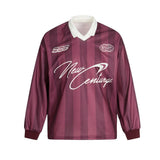 Unisex long-sleeved shirt autumloosestripes training clothes