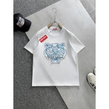 KENZO T Shirt Summer Tiger Head Casual