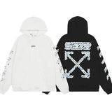 OFF WHITE Hoodie Trendy Street Style Personalized Cotton