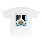 Rhude T Shirts Printed Trendy Pure Cotton