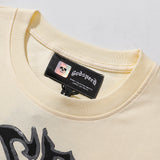 Godspeed T Shirts Falling Skull Print Cotton Casual Short Sleeve Men and Women