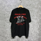Amiri t shirts bull printing short sleeve